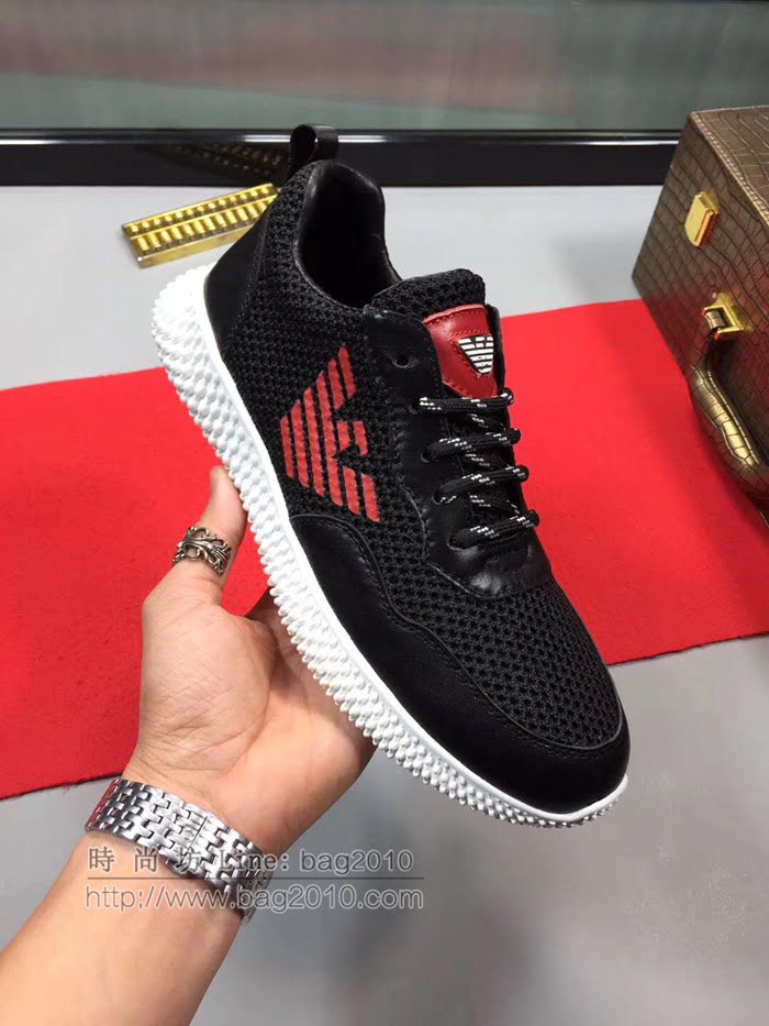 Armani男鞋 2019最新款系列 頭層小牛皮 阿瑪尼運動款男鞋  jpx1272